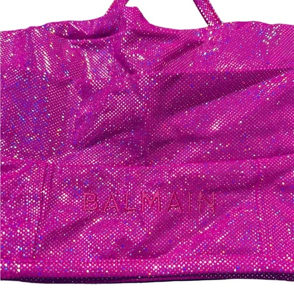 BALMAIN***Fuscia/iridescent Pink Bikini Set****US 4 $780 - Picture 4 of 7